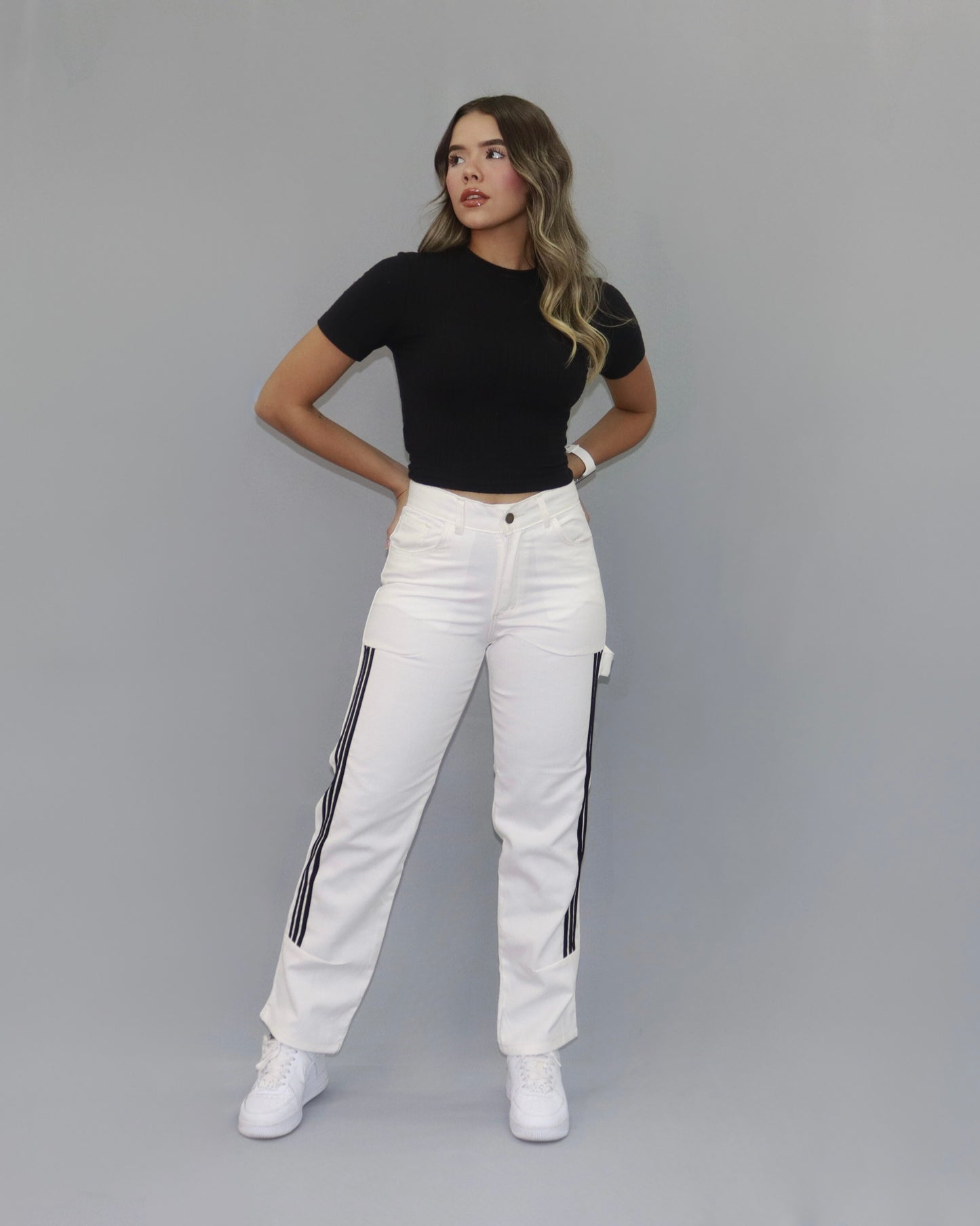 Cargo Pants White Yng